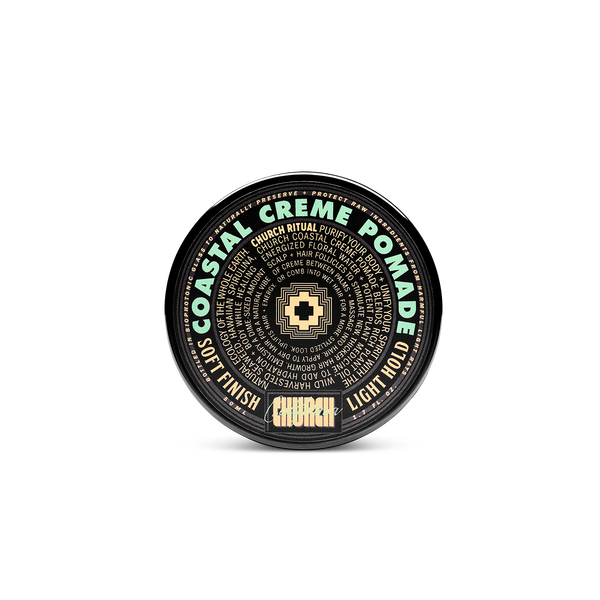 Organic Cream Pomade - Styling Cream with Light Hold - Church