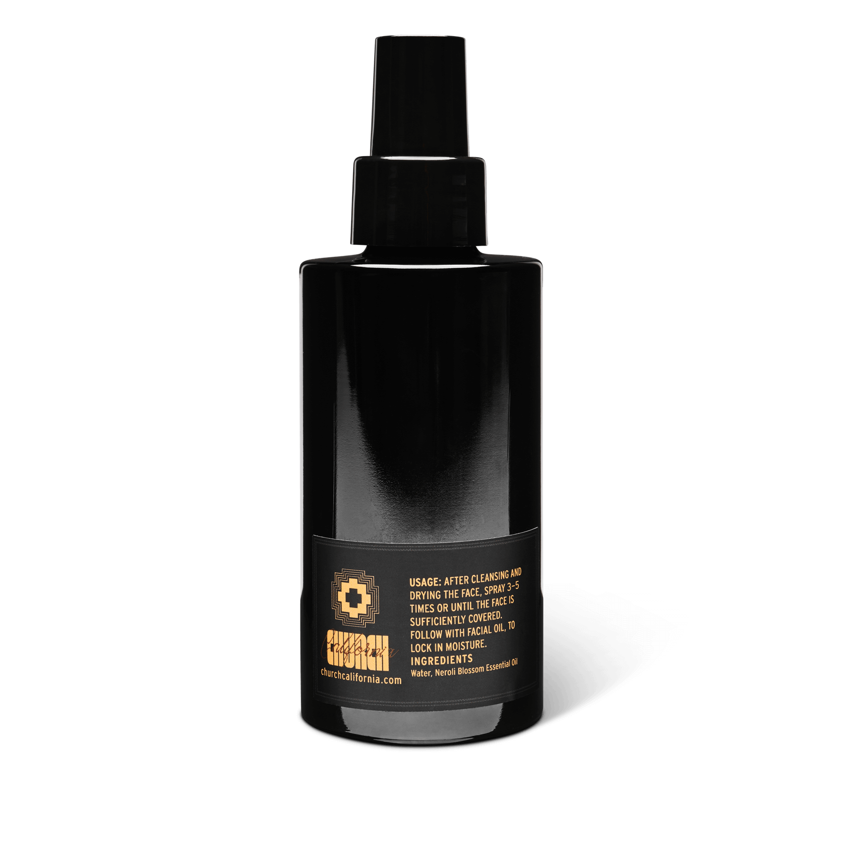 Neroli water front label