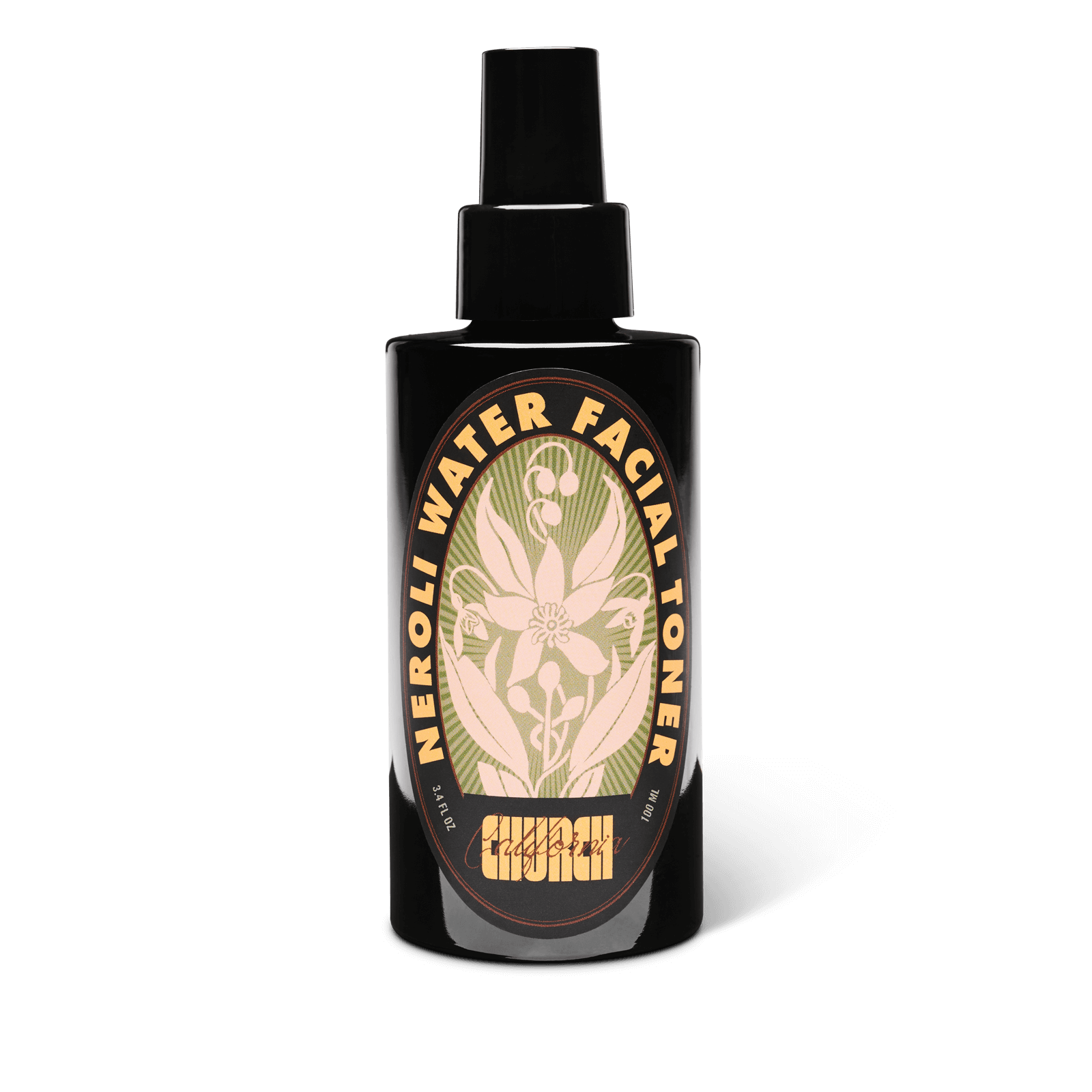 Neroli water front label