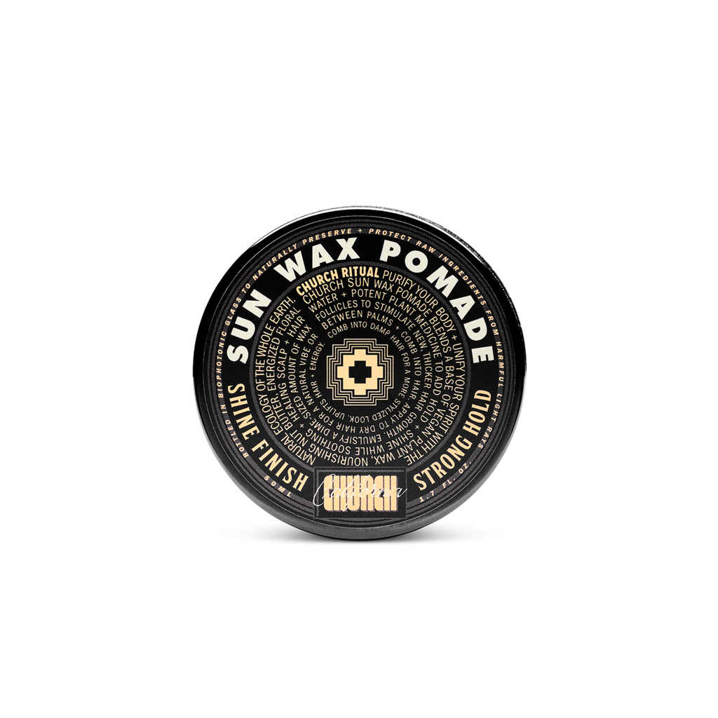 Natural & Organic Hair Wax - Sun Wax Pomade - Church California