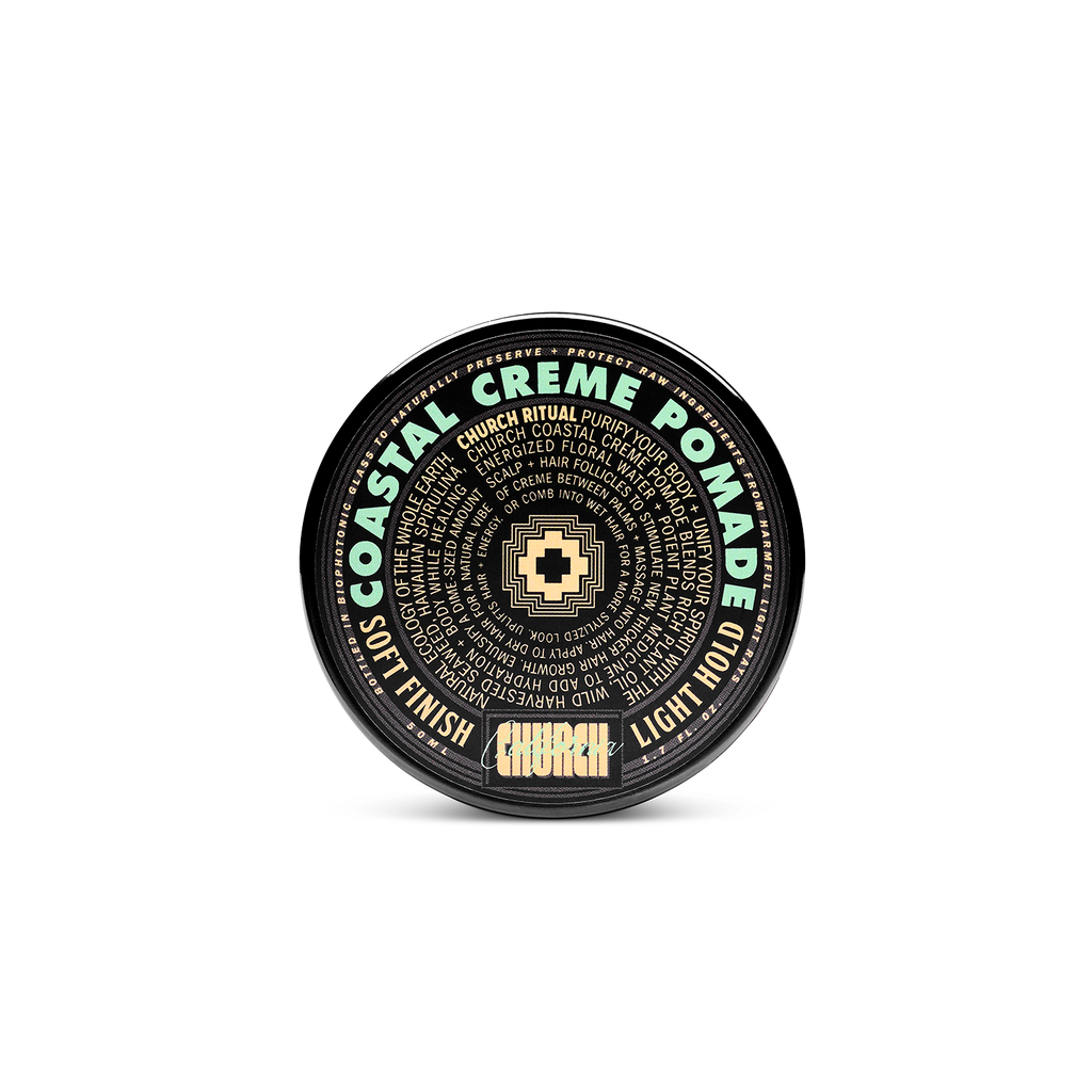 Organic Cream Pomade - Styling Cream with Light Hold - Church