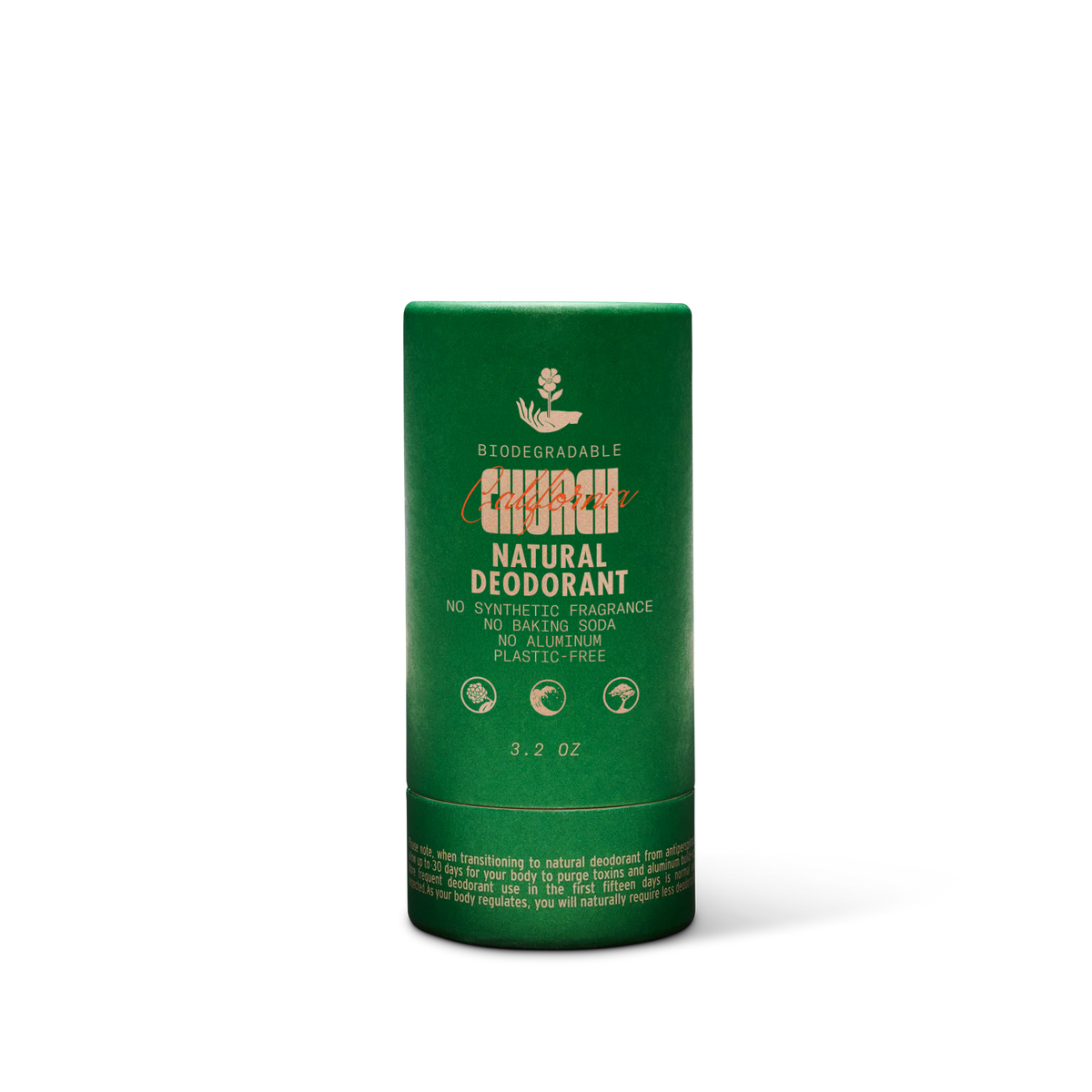 Plastic-Free, Natural Deodorant